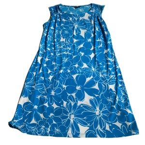 like new sky blue beach dress